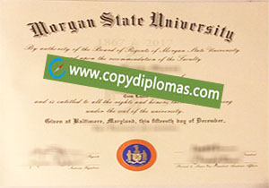 buy fake Morgan State University degree