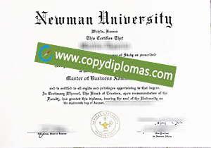 buy fake Newman University degree