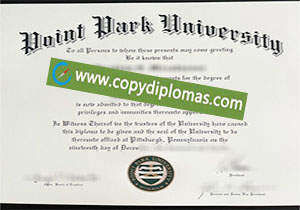 buy fake Point Park University diploma