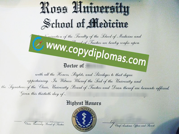 Ross University School of Medicine degree, RUSM diploma