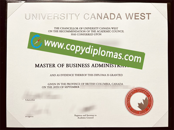 University Canada West diploma, University Canada West degree