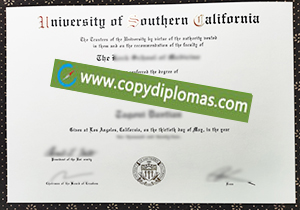 buy fake University of Southern California certificate