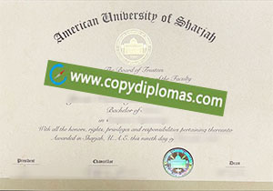 buy fake American University of Sharjah degree