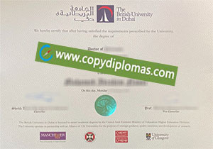 buy fake British University in Dubai degree