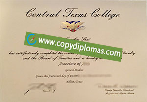 buy fake Central Texas College degree