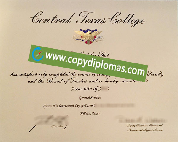 Central Texas College degree, Central Texas College diploma