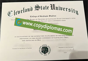 buy fake Cleveland State University degree