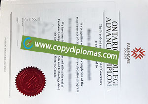 buy fake Fanshawe College diploma