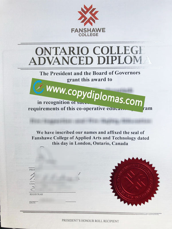 Fanshawe College diploma, Fanshawe College degree