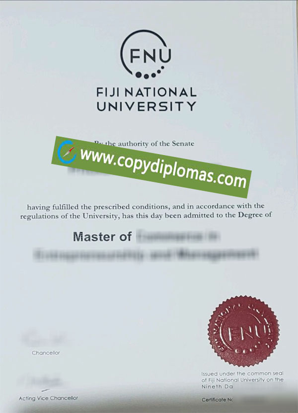 Fiji National University diploma, Fiji National University degree