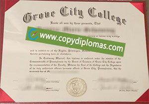 buy fake Grove City College diploma