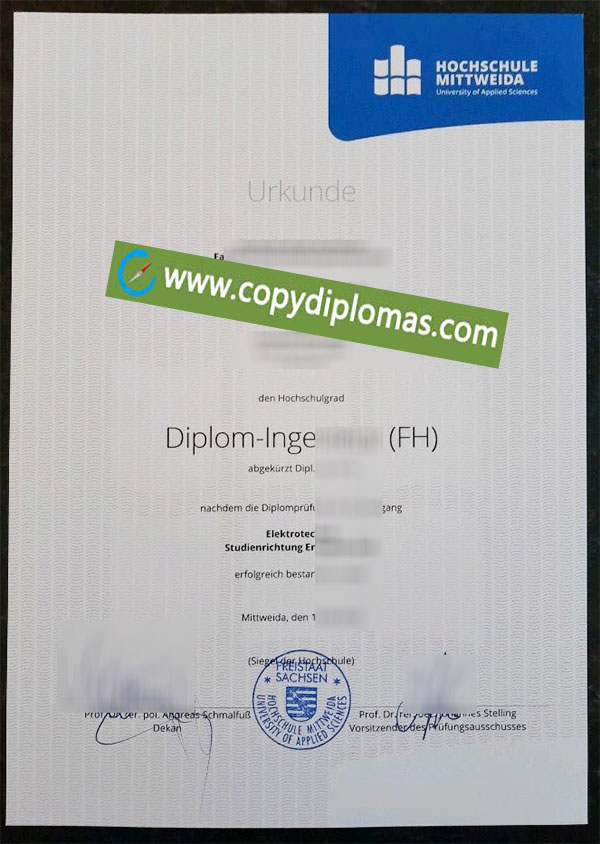 Hochschule Mittweida degree, Hochschule Mittweida diploma