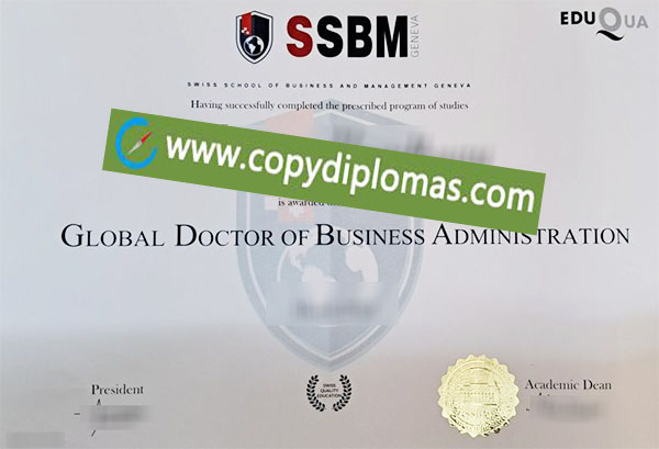 SSBM Geneva diploma, SSBM Geneva degree