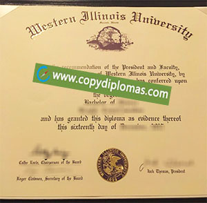 buy fake Western Illinois University degree