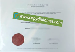 buy fake Ara Institute of Canterbury diploma