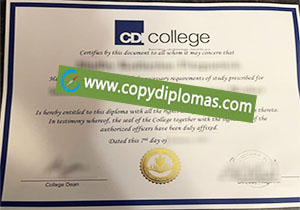 buy fake CDI College diploma