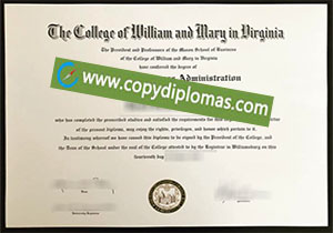 buy fake College of William & Mary degree