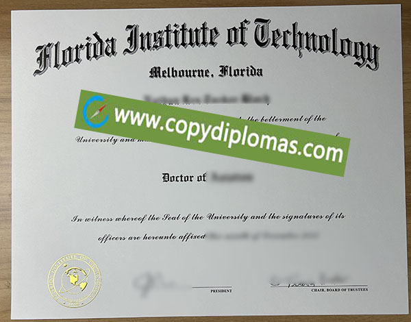 Florida Institute of Technology diploma, FIT degree