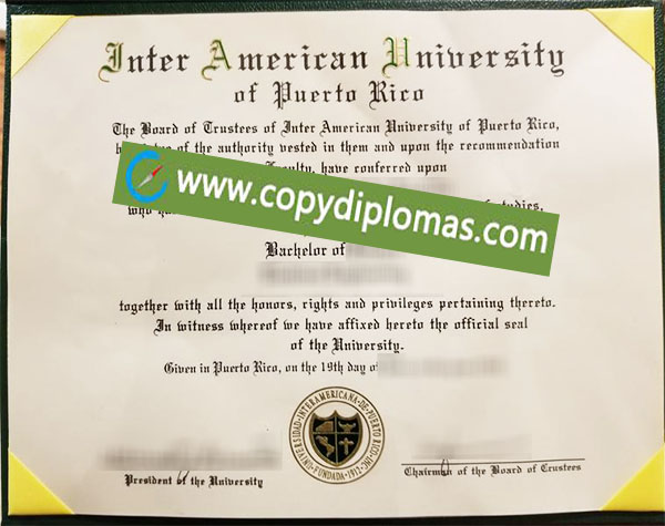 Interamerican University of Puerto Rico degree, UIPR diploma