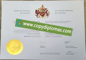 buy fake Medical Council of Canada certificate