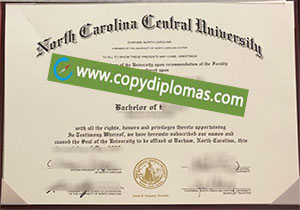 buy fake North Carolina Central University degree