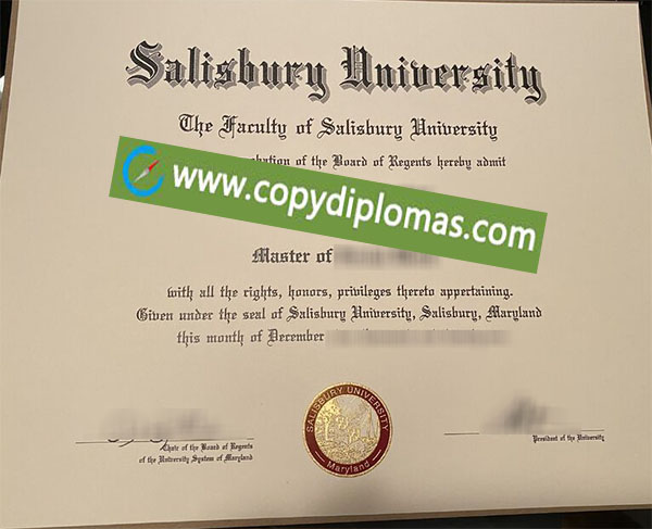 Salisbury University diploma, Salisbury University degree