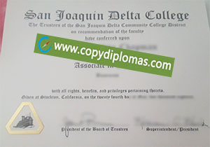 buy fake San Joaquin Delta College degree