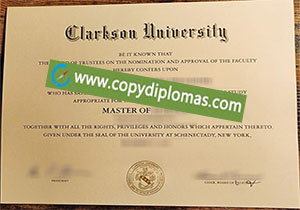 buy fake Clarkson University degree