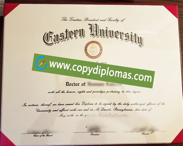 Eastern University diploma, Eastern University degree