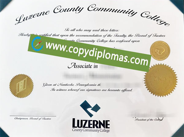 Luzerne County Community College degree, LCCC diploma