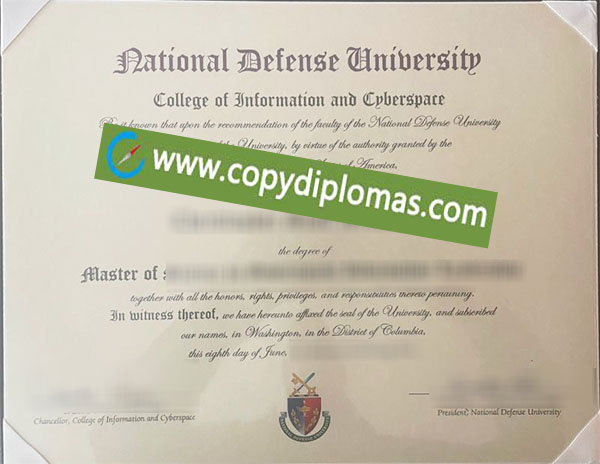 National Defence University diploma, National Defence University degree