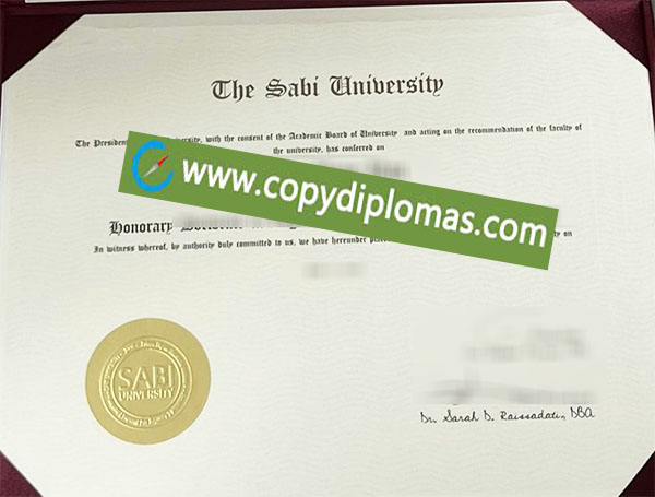 Sabi University diploma, Sabi University degree