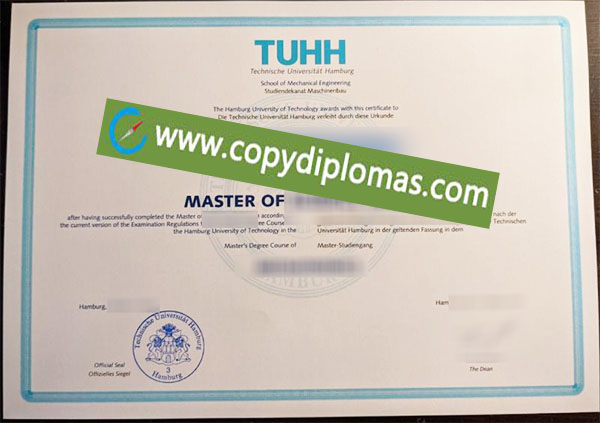 Technische Universität Hamburg degree, TUHH diploma