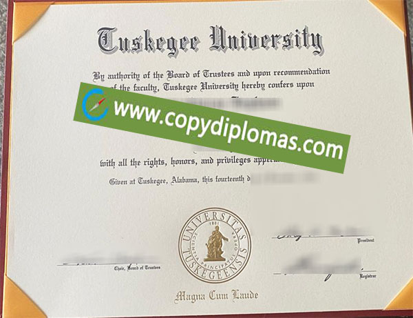 Tuskegee University diploma, Tuskegee University degree