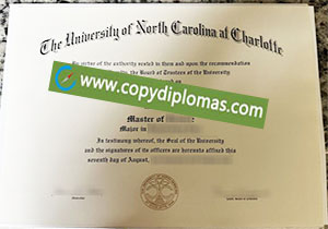 UNC Charlotte degree