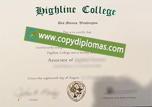 Highline College degree