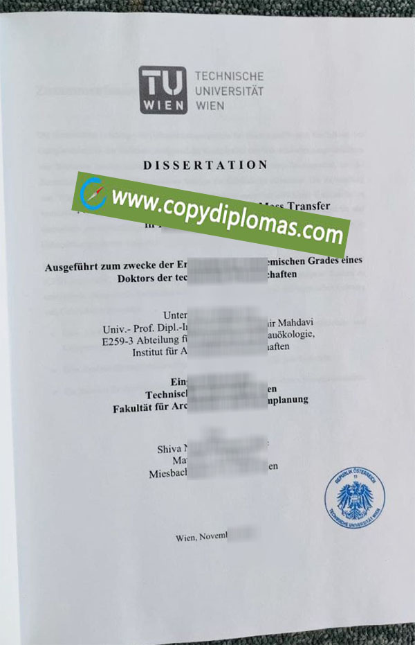 TU Wien diploma