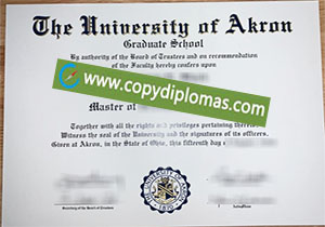 University of Akron degree